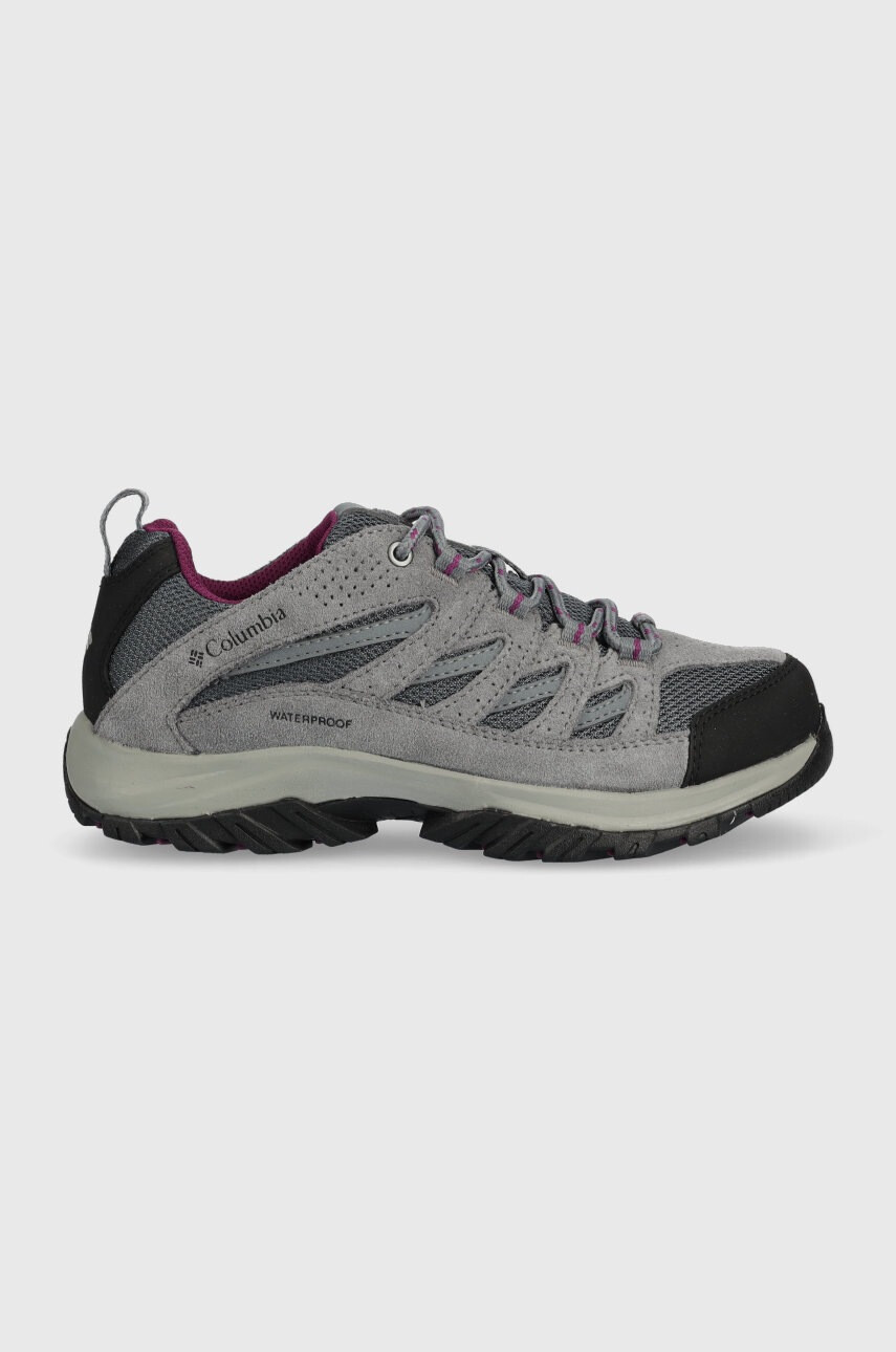 Columbia Обувки Crestwood Waterproof в сиво - Pepit.bg