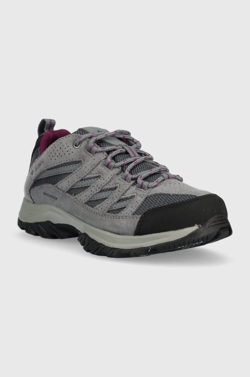 Columbia Обувки Crestwood Waterproof в сиво - Pepit.bg