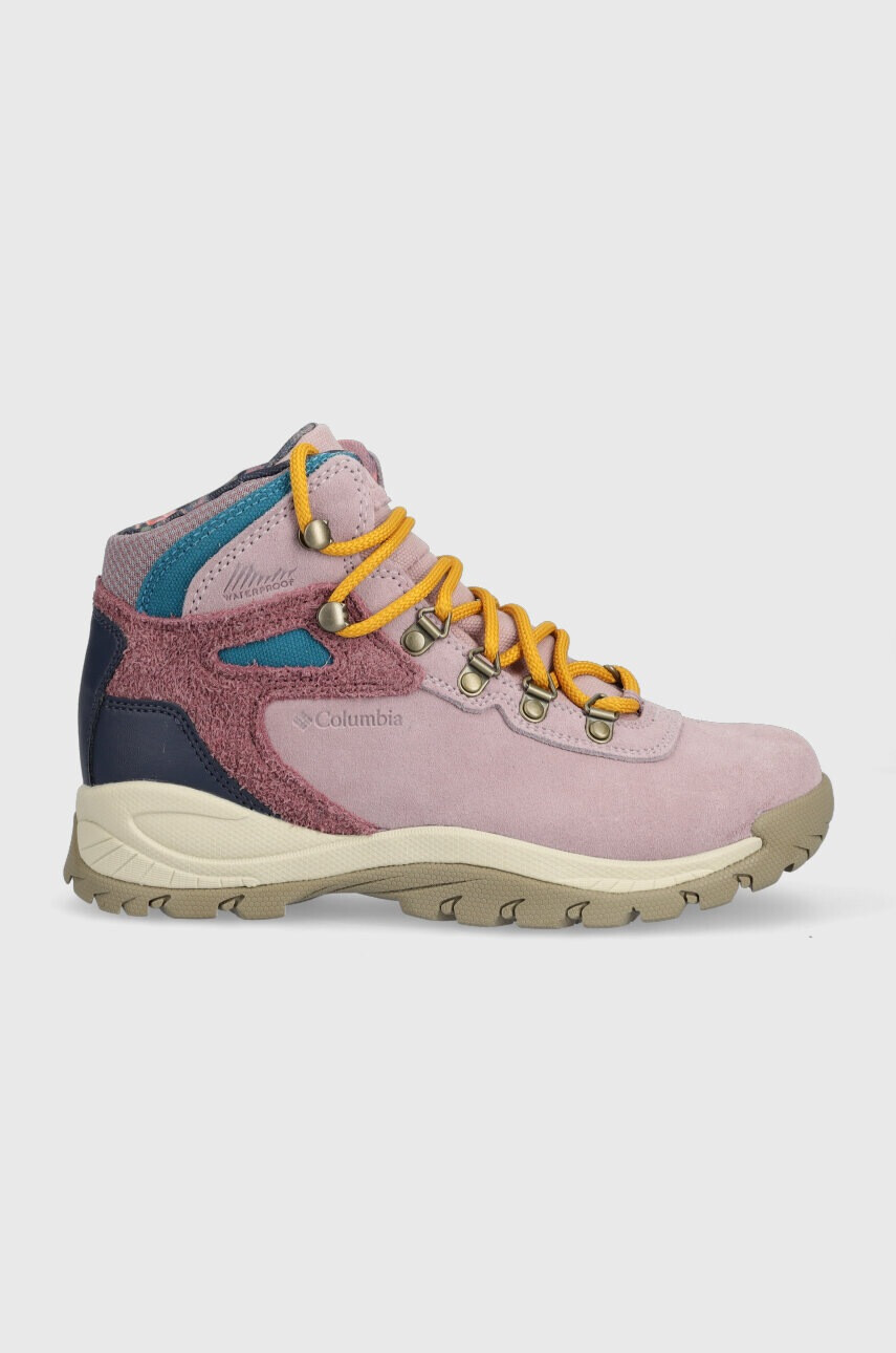 Columbia Обувки Newton Ridge Plus Waterproof в розово - Pepit.bg