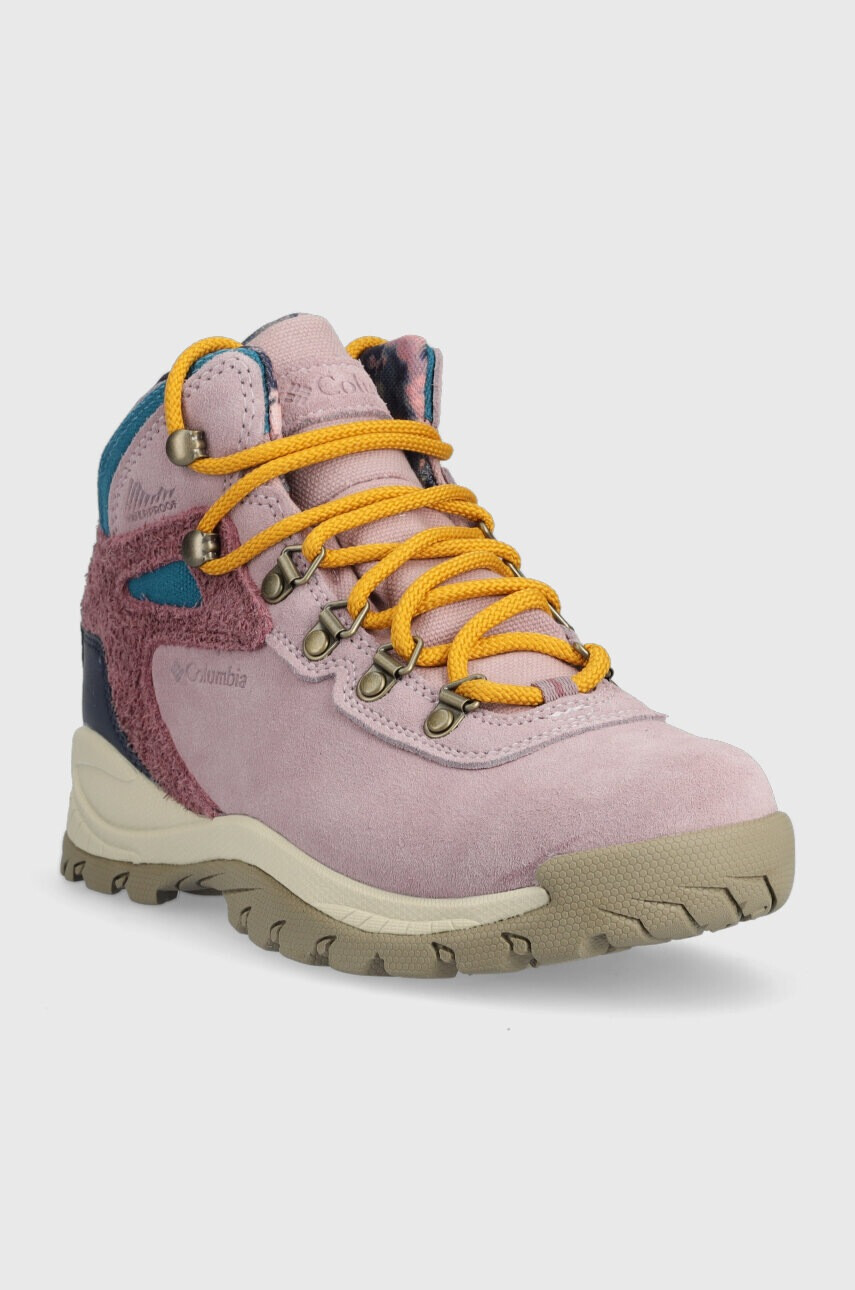 Columbia Обувки Newton Ridge Plus Waterproof в розово - Pepit.bg