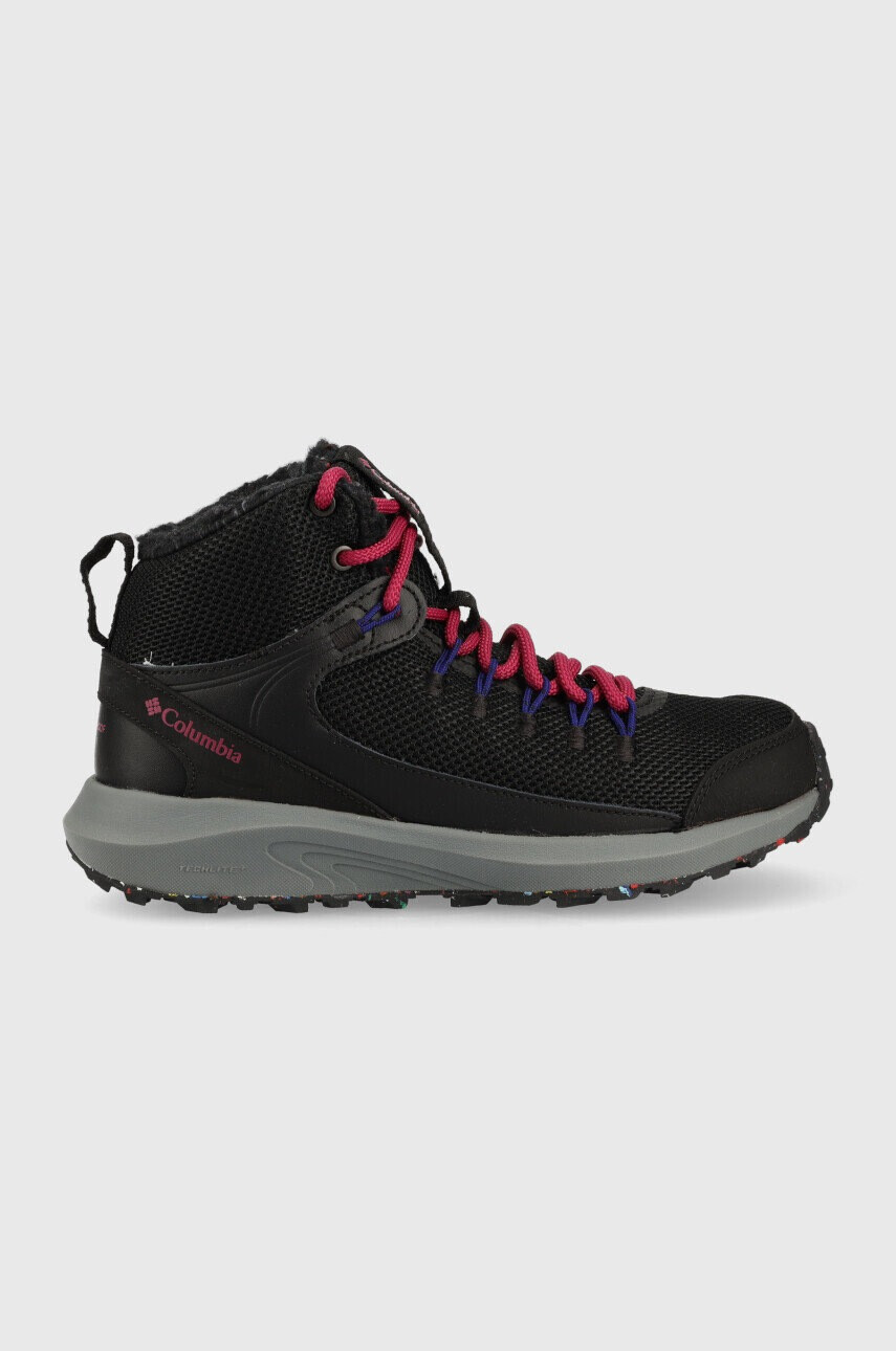 Columbia Обувки Trailstorm Mid Waterproof в черно с изолация - Pepit.bg