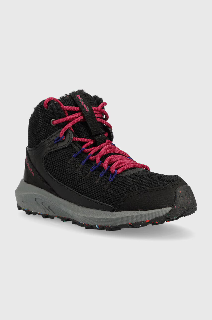 Columbia Обувки Trailstorm Mid Waterproof в черно с изолация - Pepit.bg