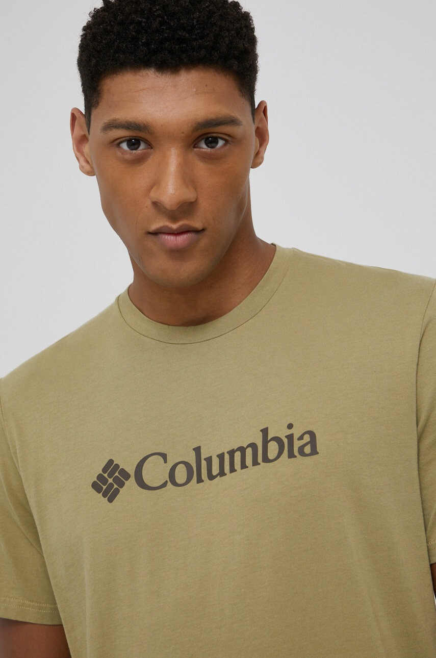 Columbia Памучна тениска в оранжево - Pepit.bg