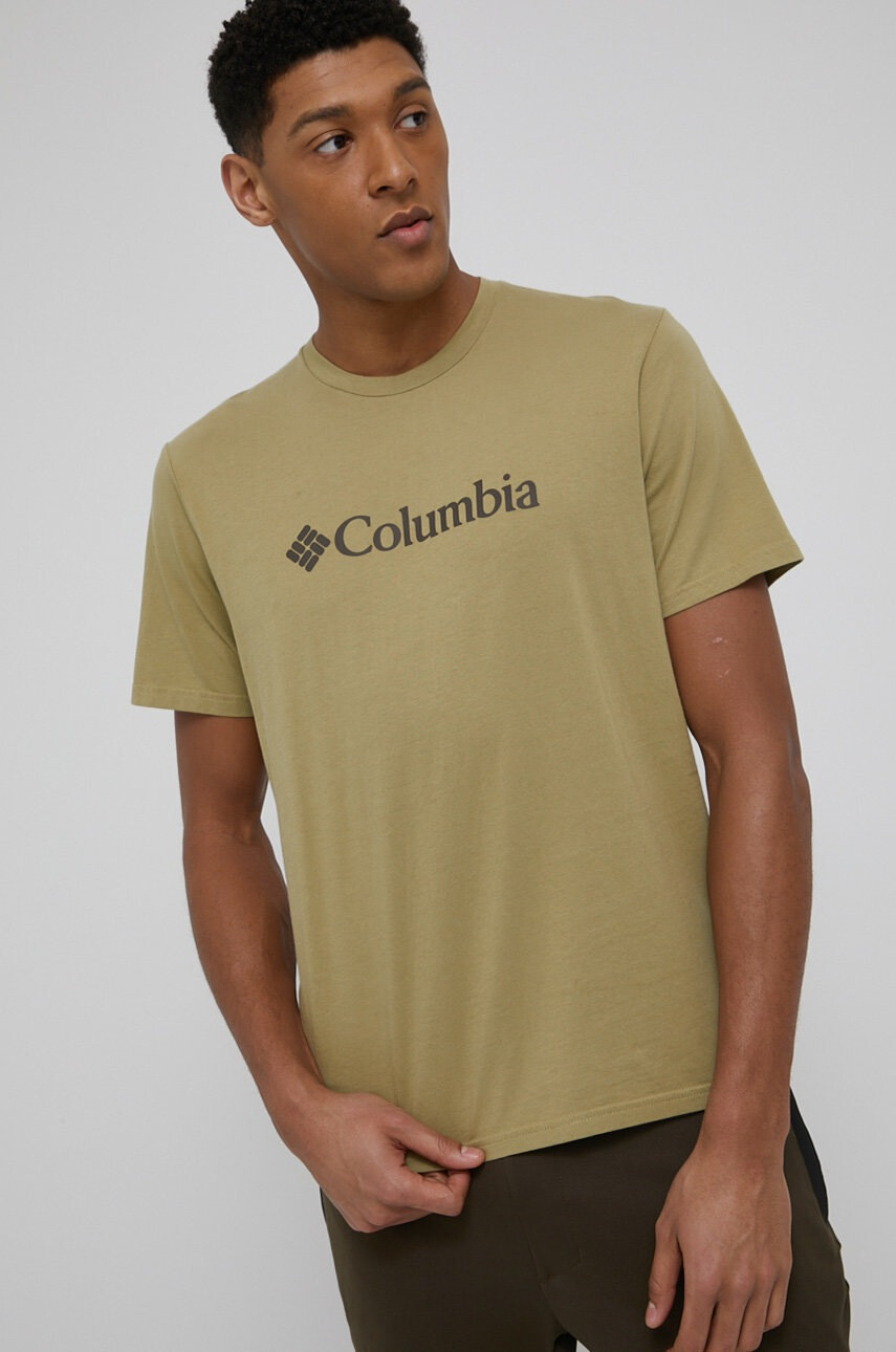 Columbia Памучна тениска в оранжево - Pepit.bg