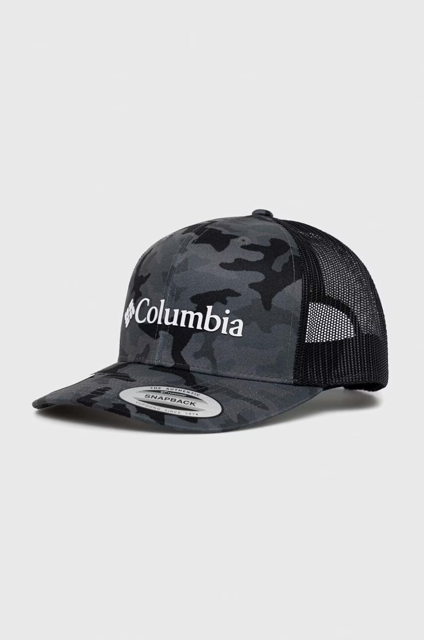 Columbia Шапка с козирка в сиво с апликация - Pepit.bg