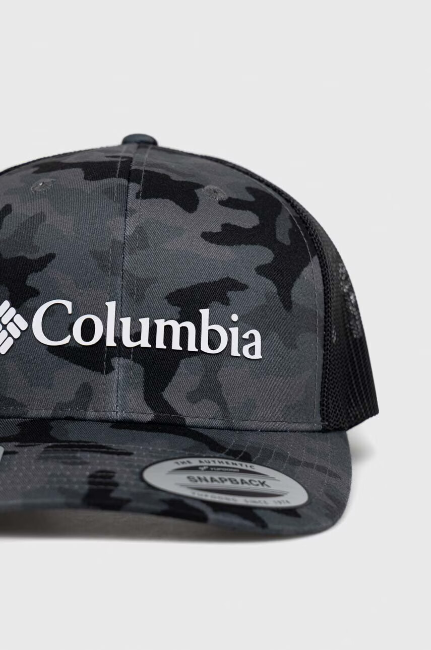 Columbia Шапка с козирка в сиво с апликация - Pepit.bg