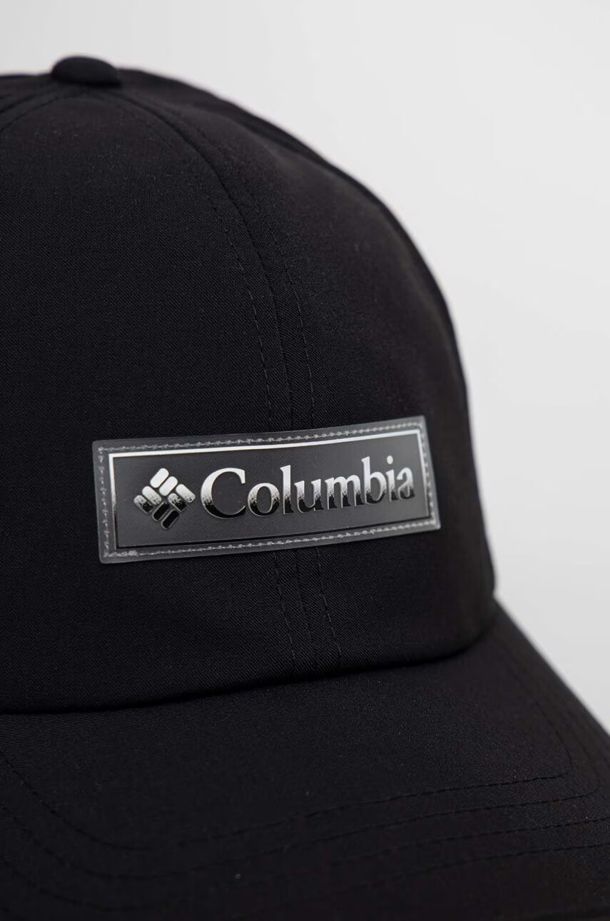 Columbia Шапка с козирка в черно с апликация - Pepit.bg