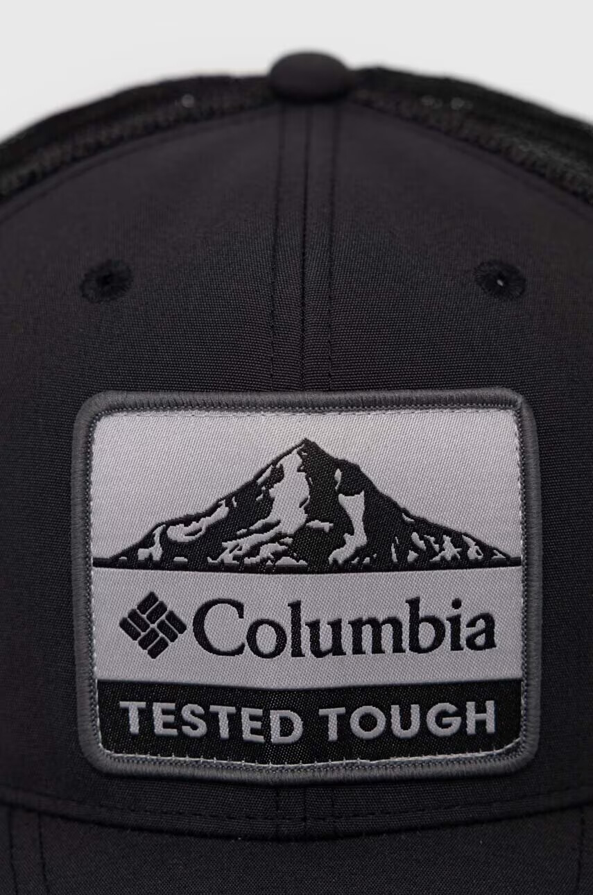Columbia Шапка с козирка в черно с апликация - Pepit.bg