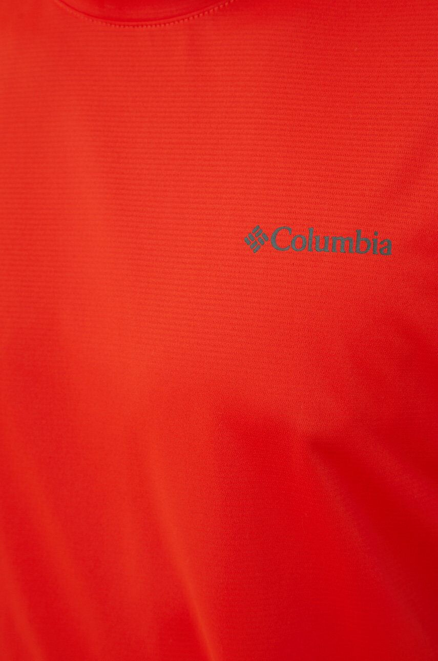 Columbia Спортна тениска Hike в червено с изчистен дизайн - Pepit.bg