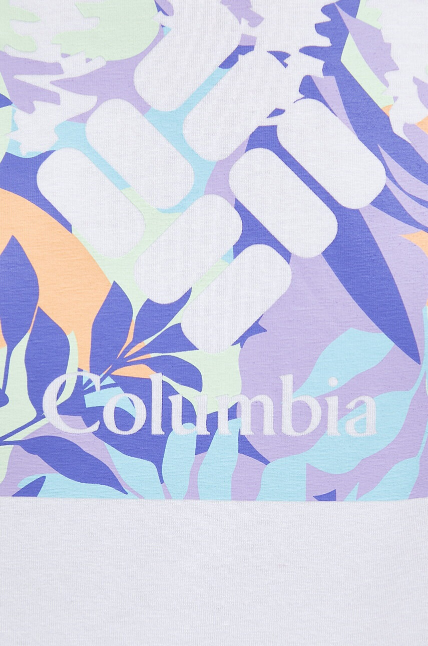 Columbia Спортна тениска Sun Trek в бяло - Pepit.bg