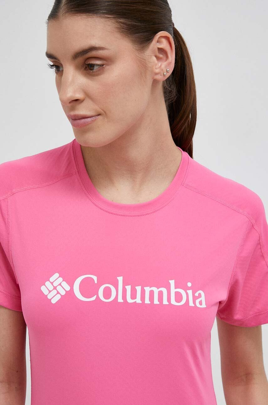 Columbia Спортна тениска Zero Rules Graphic в розово - Pepit.bg