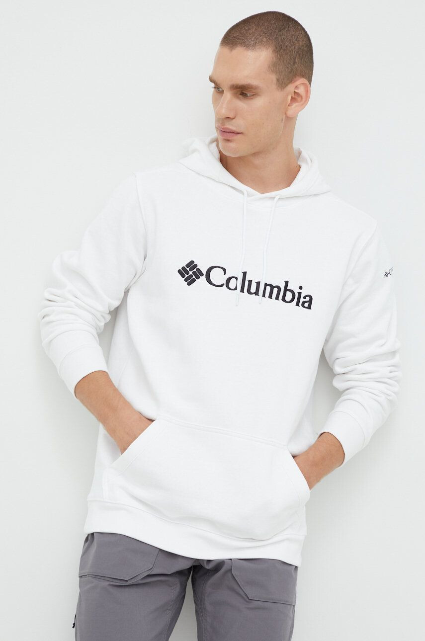 Columbia Суичър в бяло с принт - Pepit.bg