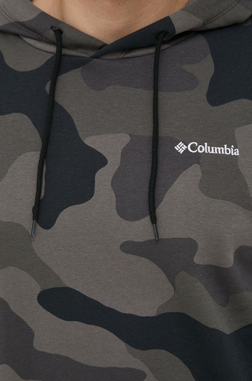 Columbia Суичър в сиво с качулка с десен - Pepit.bg