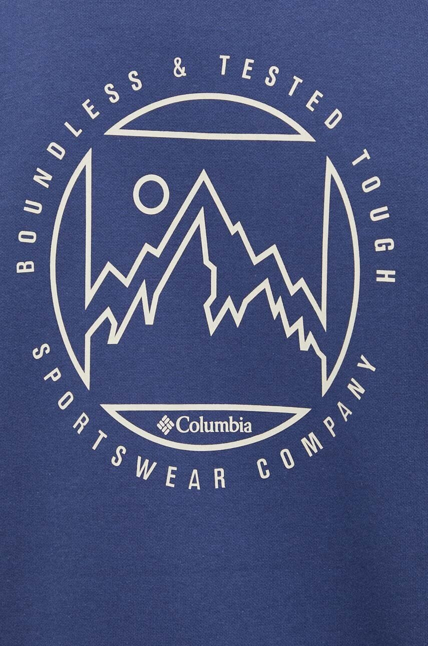 Columbia Суичър в синьо с десен - Pepit.bg