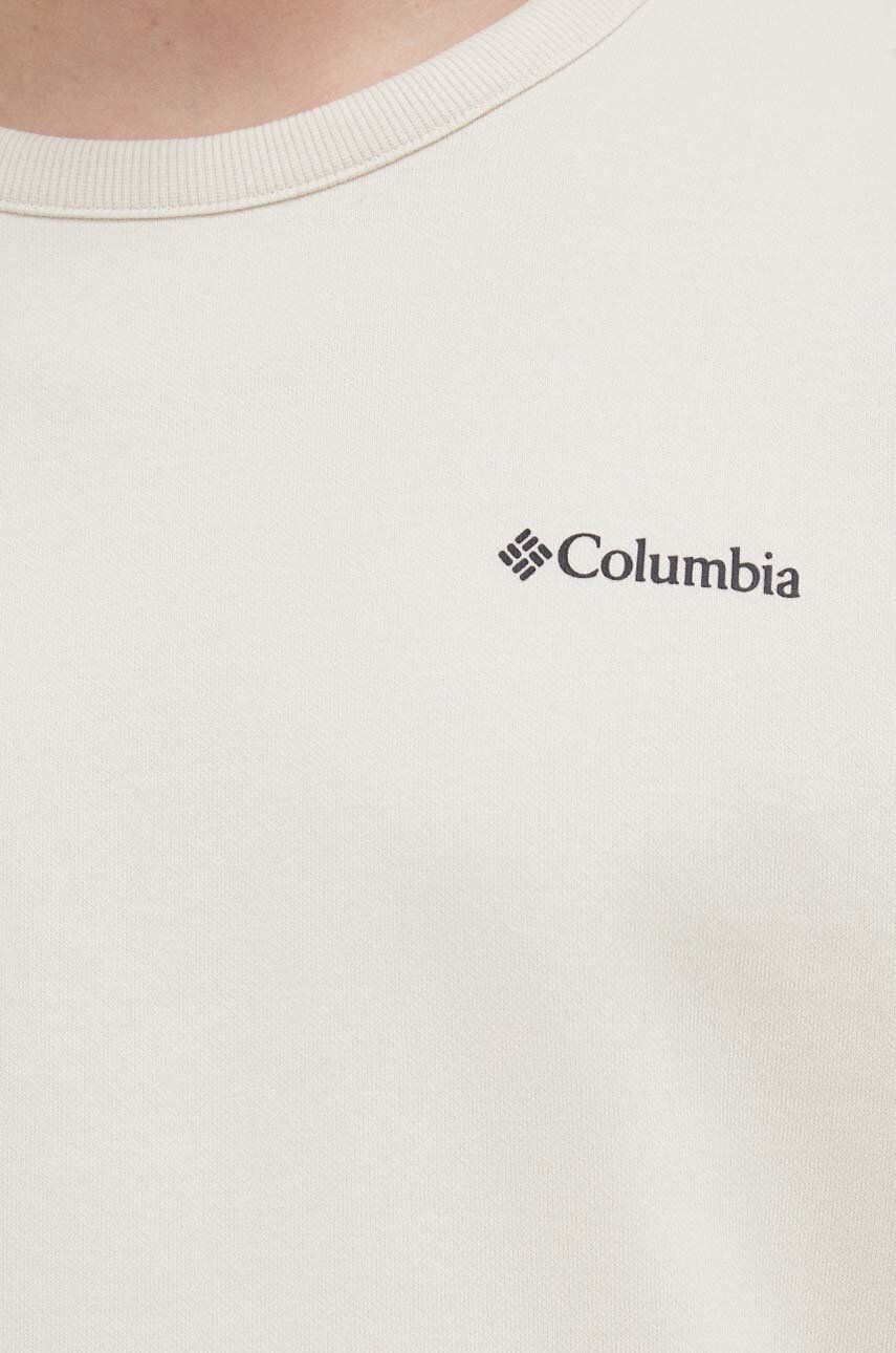 Columbia Суичър в бежово с десен - Pepit.bg