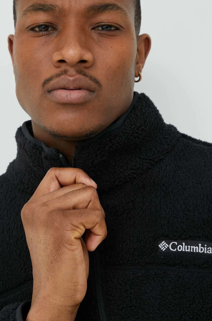 Columbia Суичър в черно с изчистен дизайн - Pepit.bg