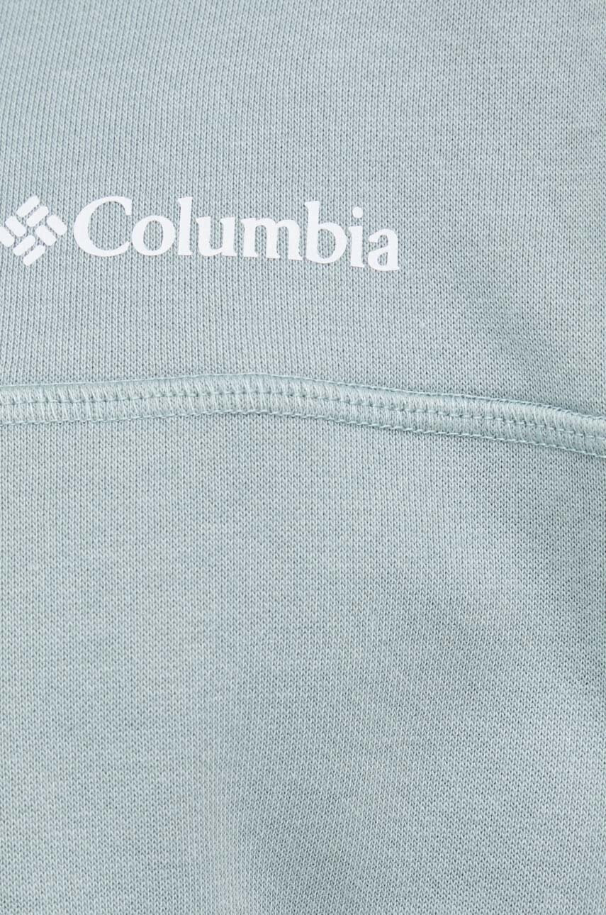 Columbia Суичър в зелено с качулка с принт - Pepit.bg