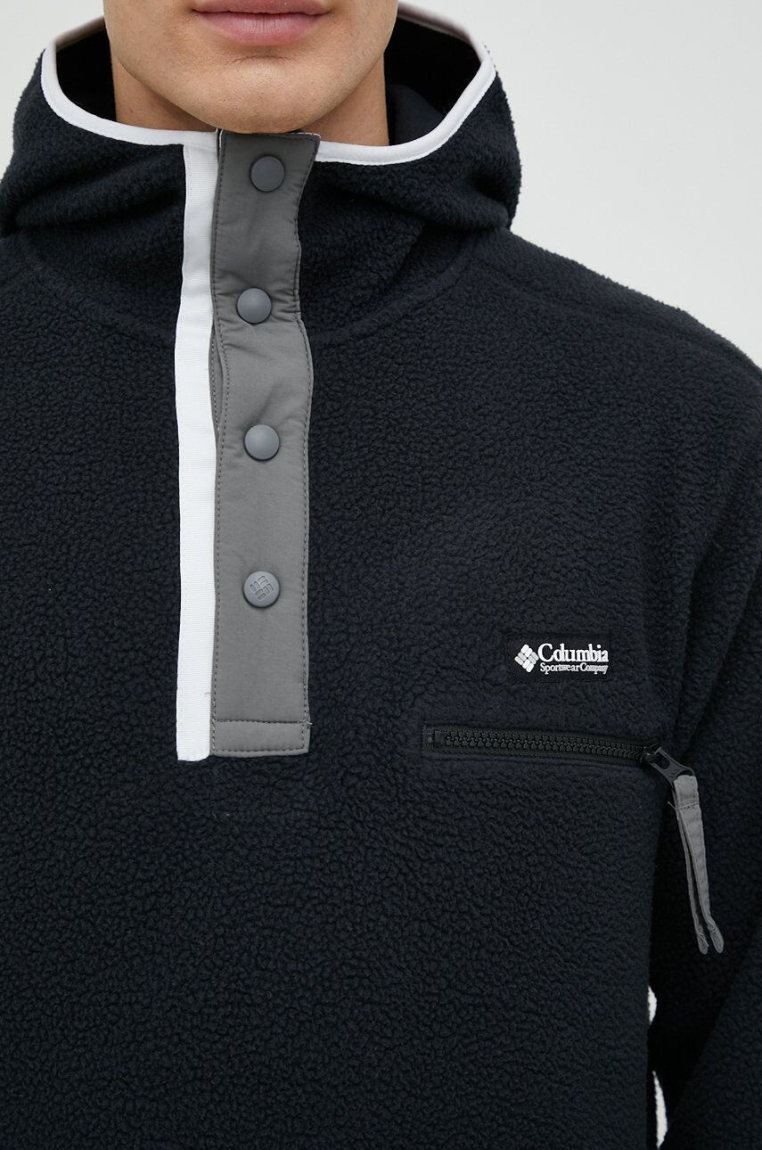 Columbia Суичър M Helvetia Hoodie в черно с десен 2013705 - Pepit.bg