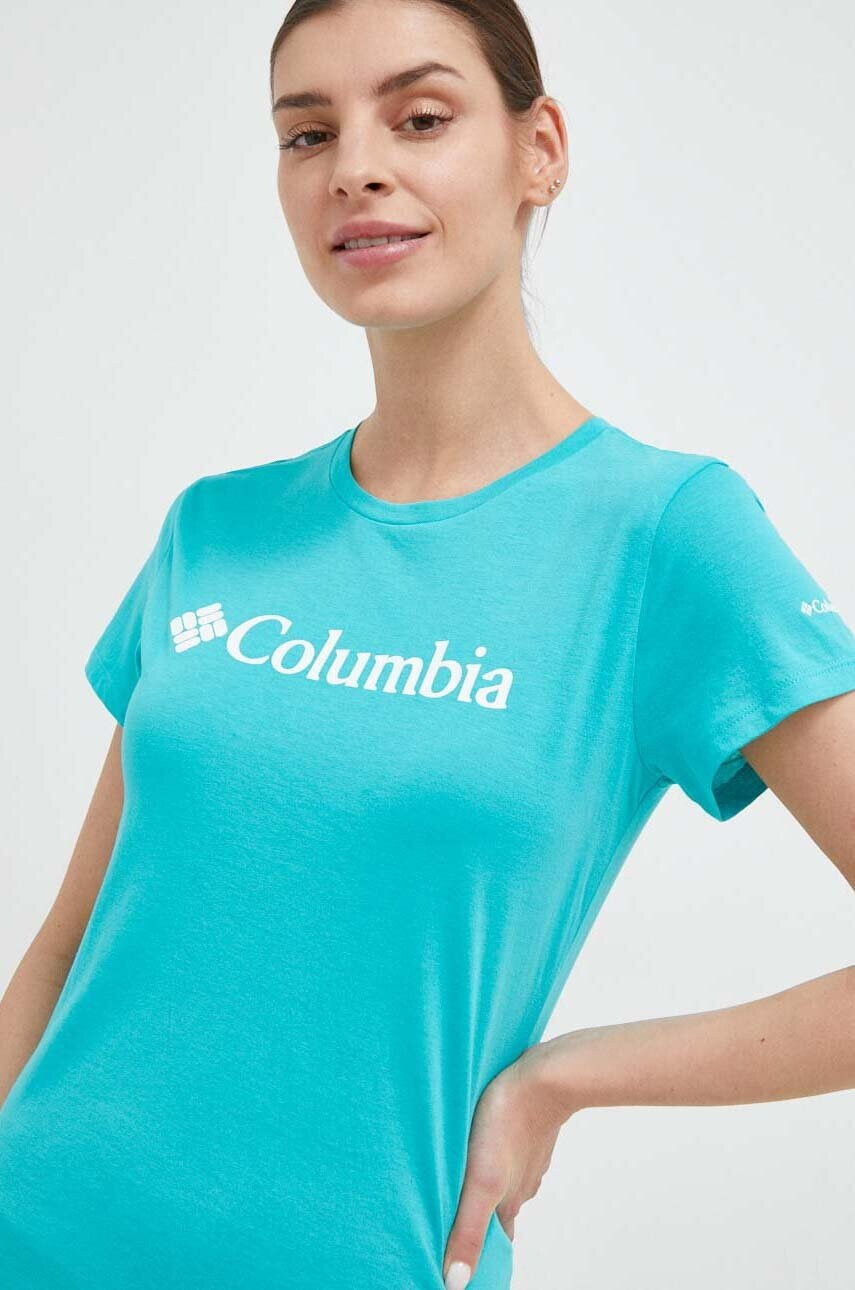 Columbia Тениска в тюркоазено - Pepit.bg