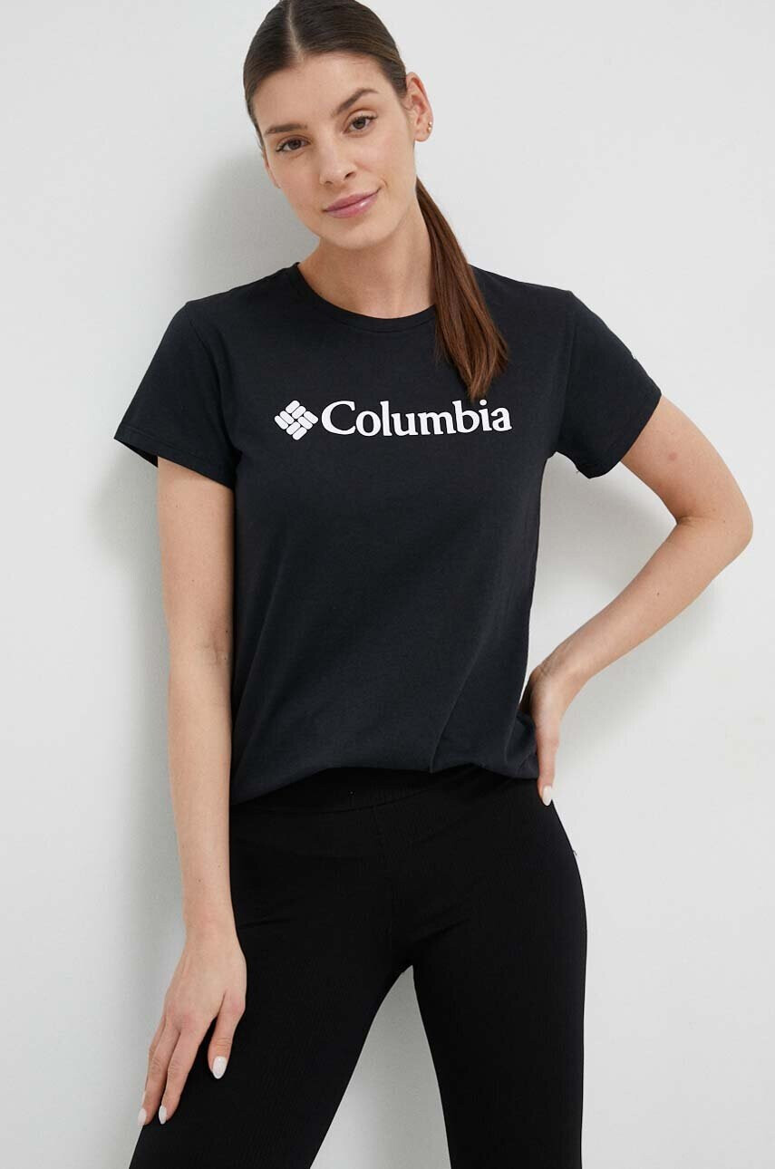 Columbia Тениска в черно - Pepit.bg