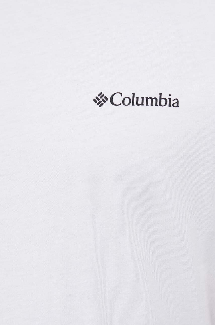 Columbia Тениска в бяло с принт - Pepit.bg