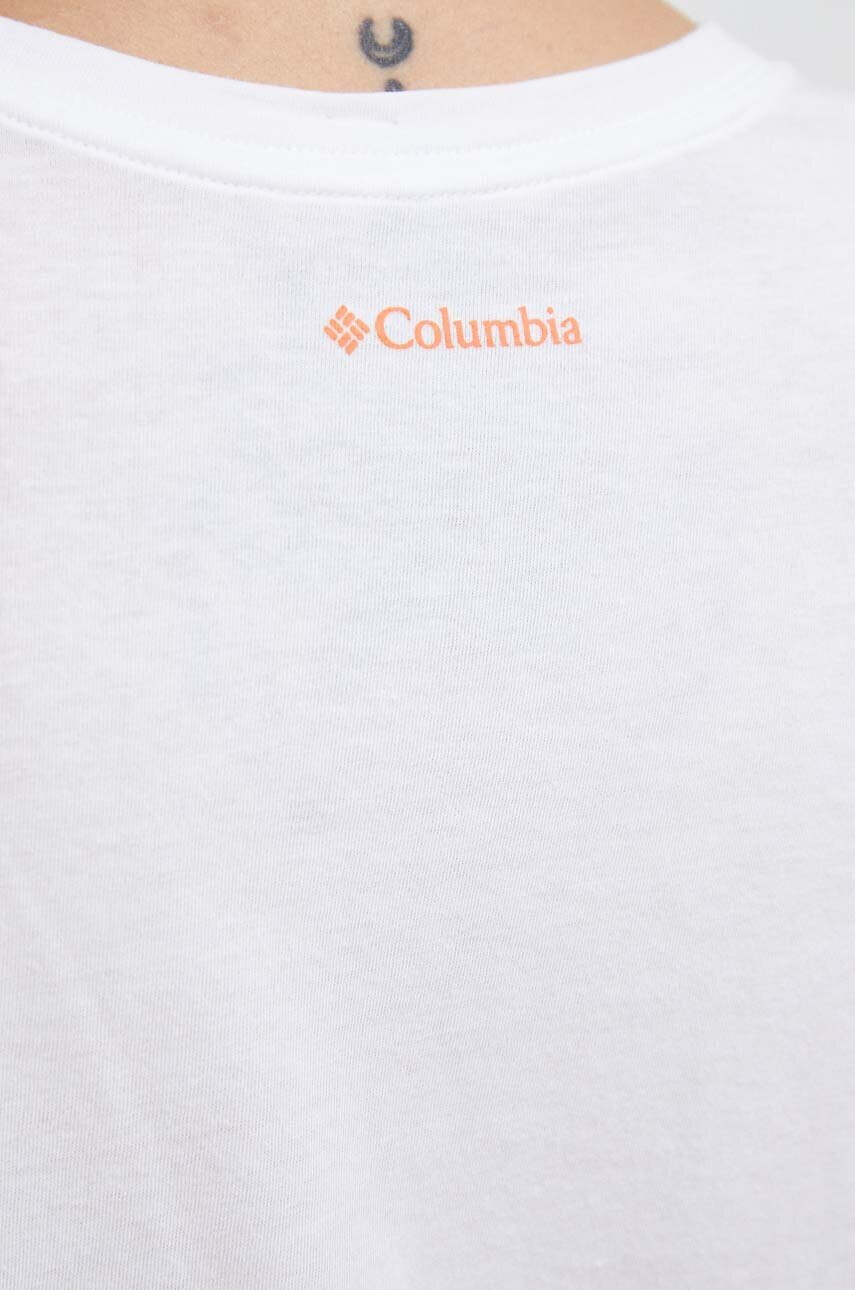 Columbia Тениска в бяло - Pepit.bg