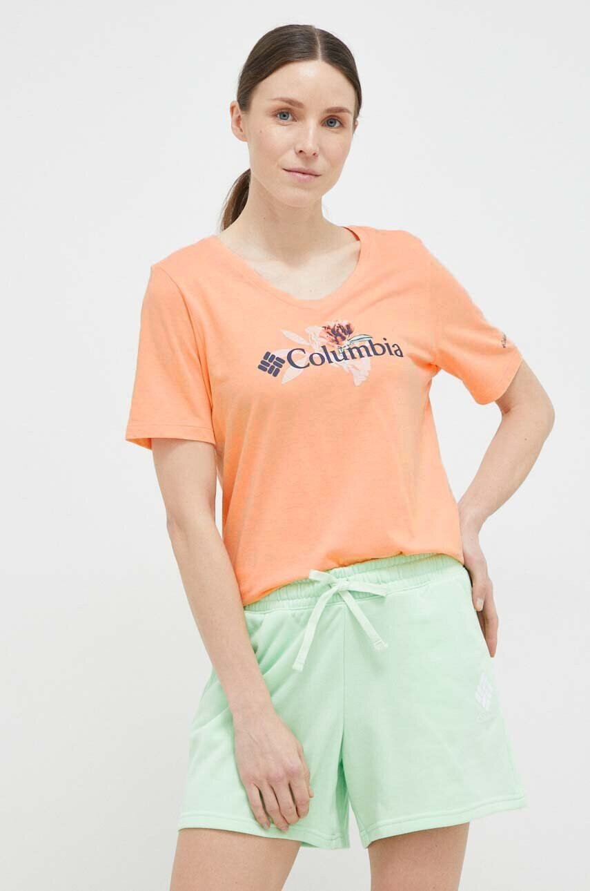 Columbia Тениска в оранжево - Pepit.bg