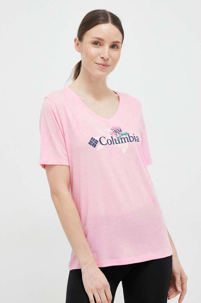 Columbia Тениска в розово - Pepit.bg