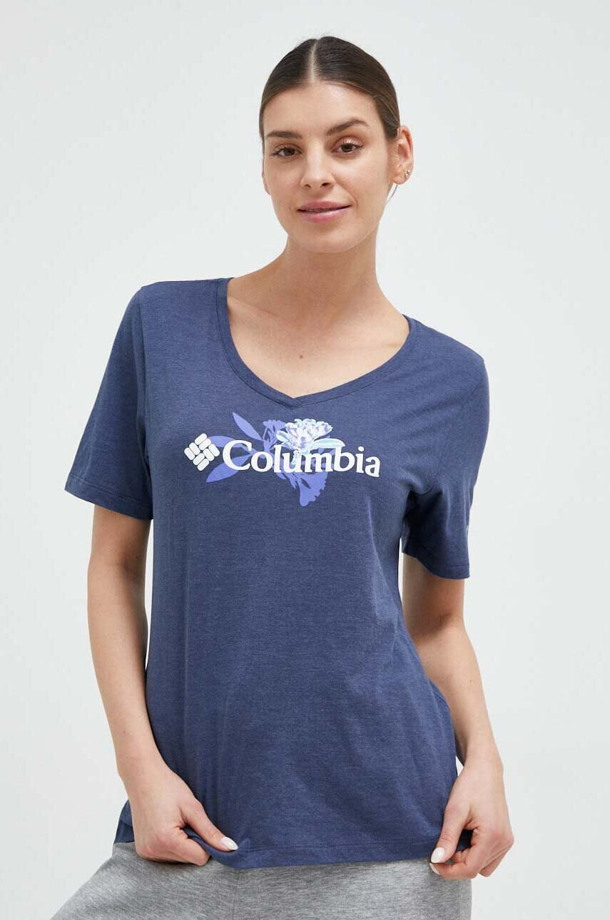 Columbia Тениска в синьо - Pepit.bg