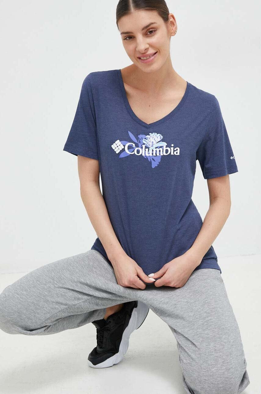 Columbia Тениска в синьо - Pepit.bg