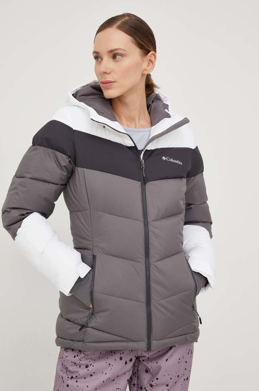 Columbia Яке Abbott Peak в сиво с gore-tex - Pepit.bg