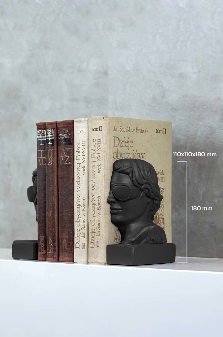 Concrette Подпори за книги Hermes (2 броя) - Pepit.bg
