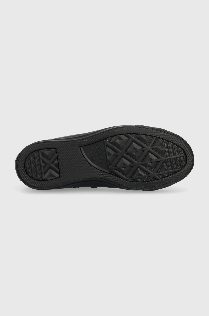 Converse Детски кожени кецове Chuck Taylor All Star в черно - Pepit.bg