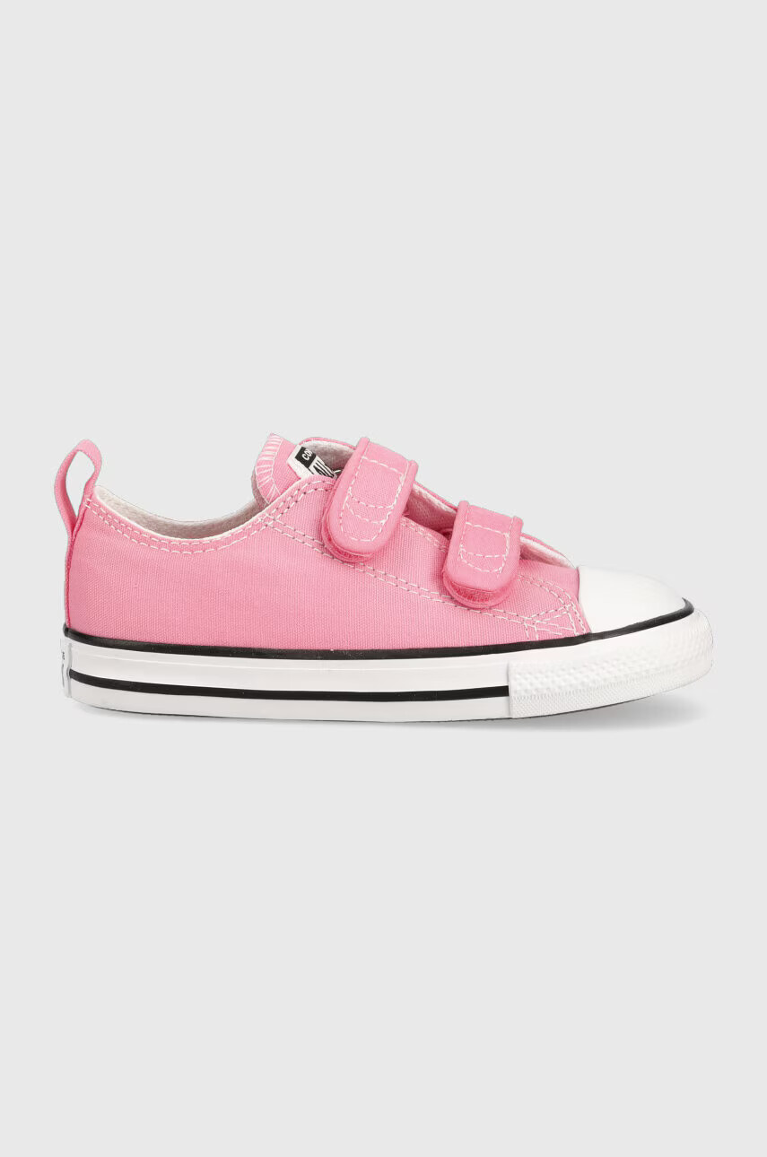 Converse Детски ниски кецове в розово - Pepit.bg