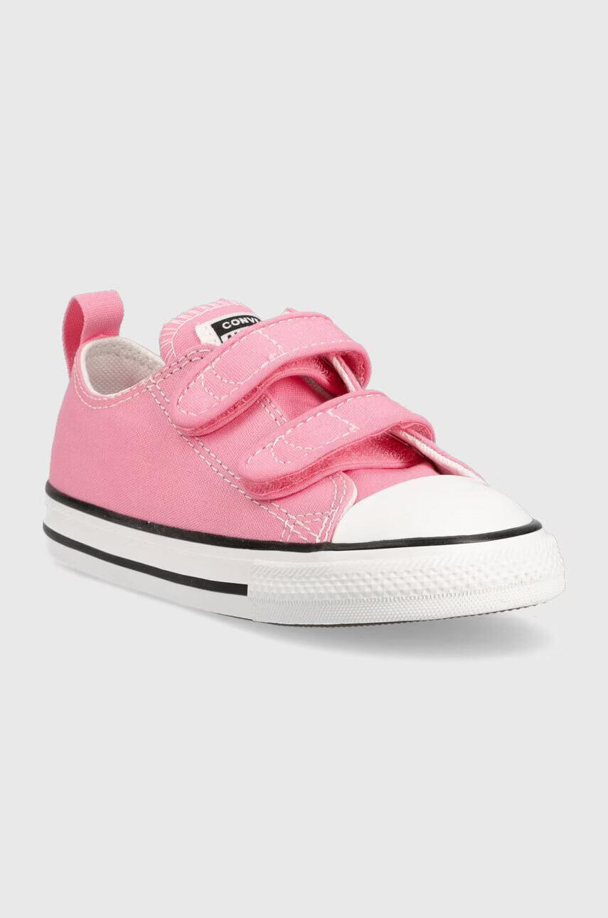 Converse Детски ниски кецове в розово - Pepit.bg