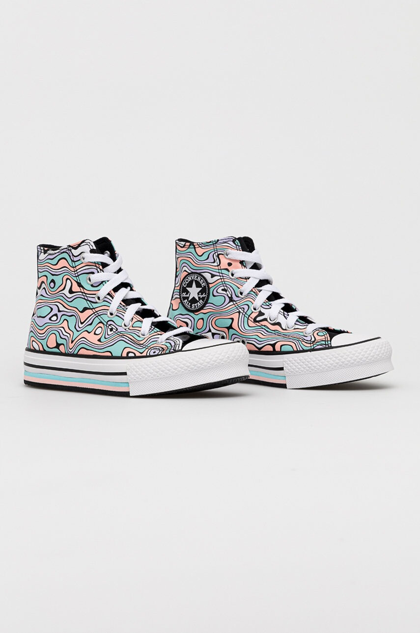 Converse Детски високи кецове Chuck Taylor All Star Eva Lift - Pepit.bg