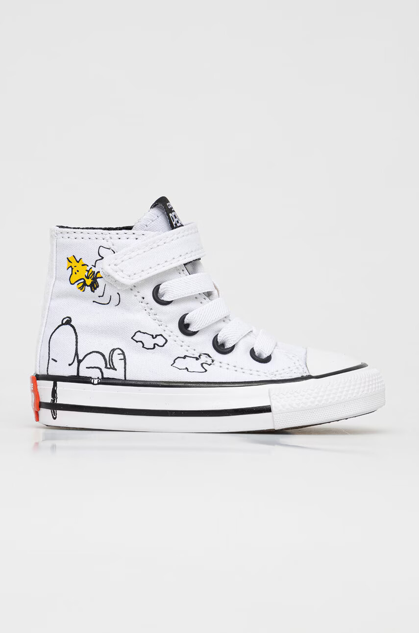 Converse Детски високи кецове Peanuts Chuck Taylor All Star 1v - Pepit.bg