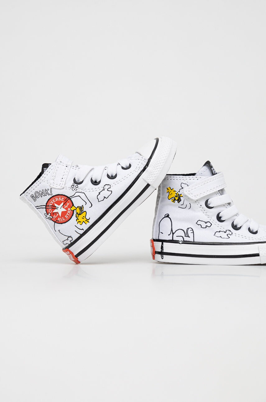 Converse Детски високи кецове Peanuts Chuck Taylor All Star 1v - Pepit.bg