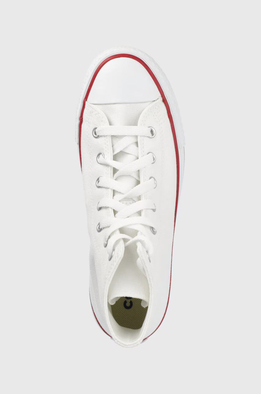Converse Детски високи кецове Chuck Taylor All Star Lift в бяло - Pepit.bg