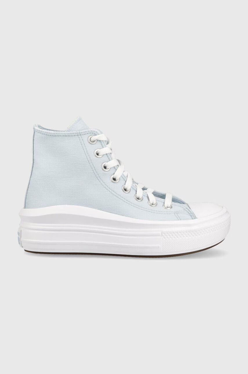 Converse Детски високи кецове CON OBUWIE A03015C MOVE в синьо - Pepit.bg