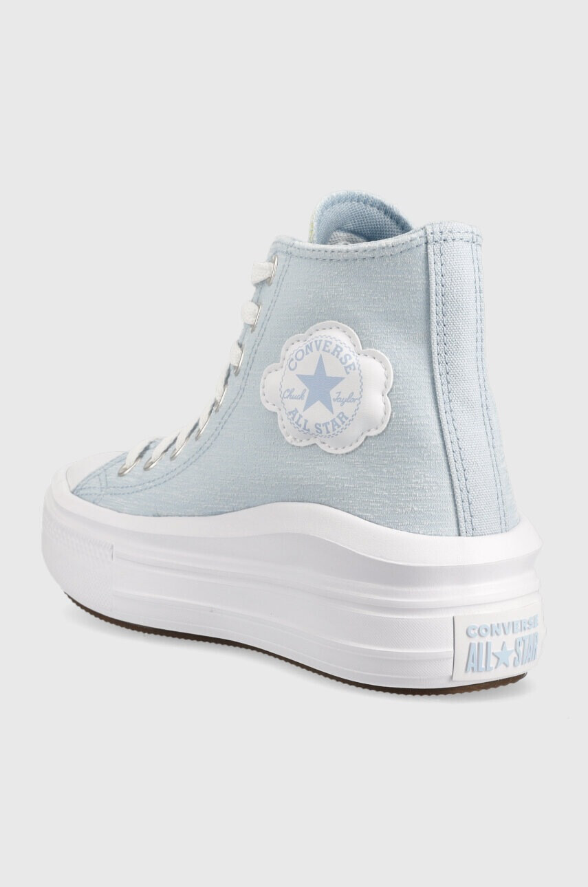 Converse Детски високи кецове CON OBUWIE A03015C MOVE в синьо - Pepit.bg