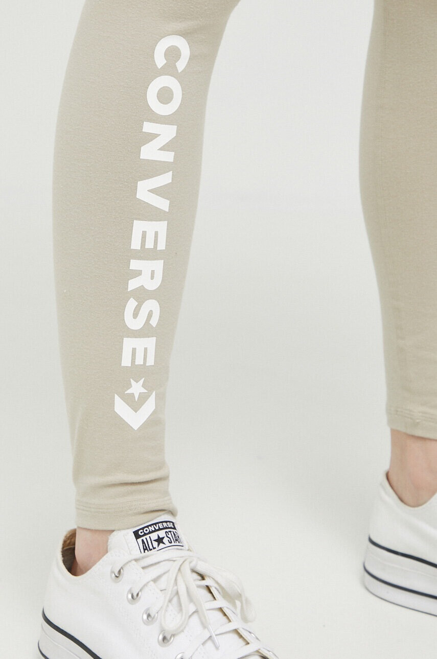 Converse Клин в бежово с принт - Pepit.bg