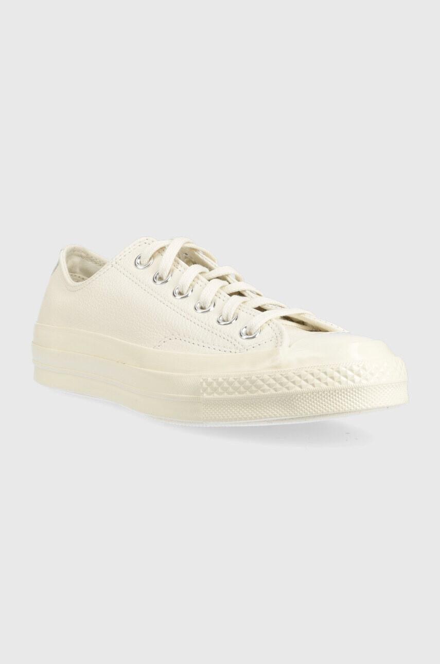 Converse Кожени кецове Chuck 70 OX в бежово A03435C - Pepit.bg