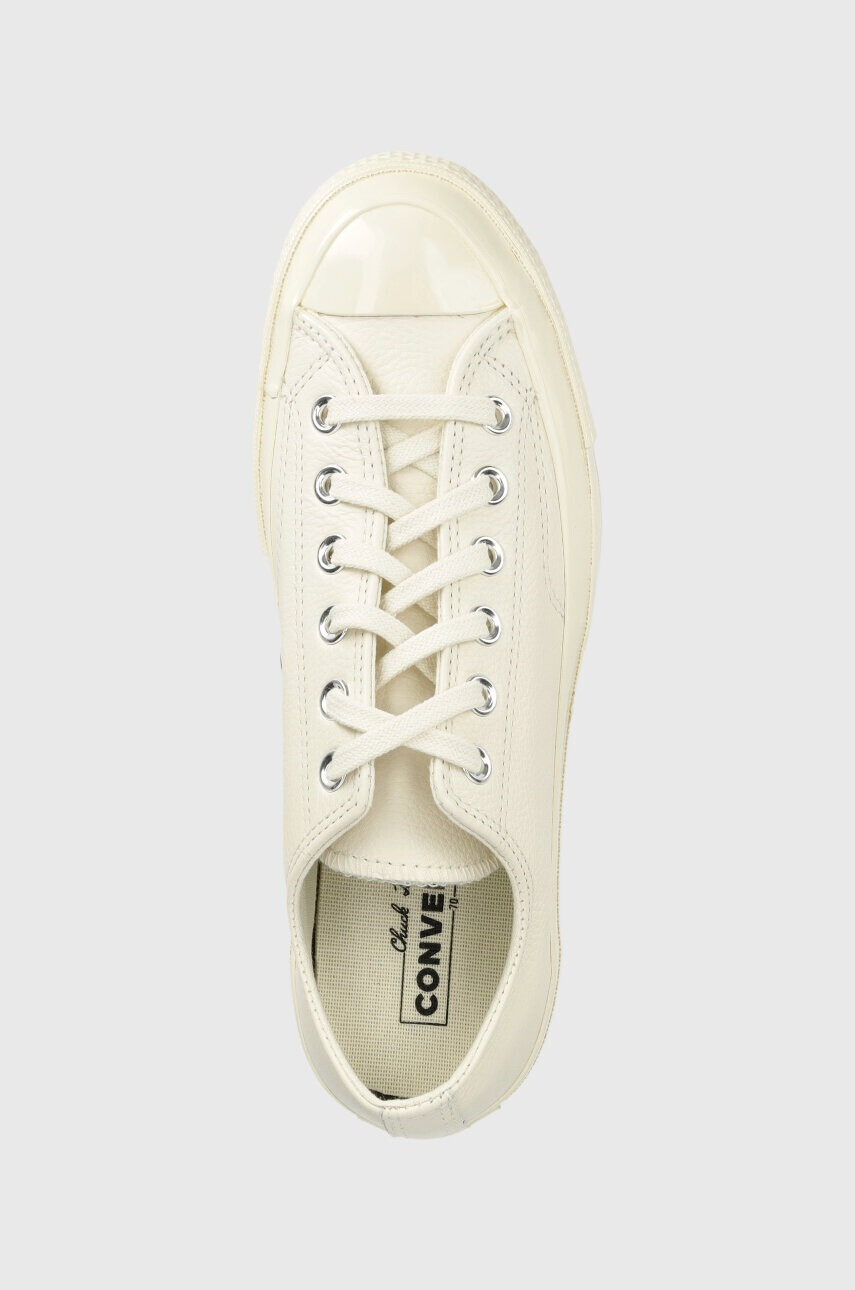 Converse Кожени кецове Chuck 70 OX в бежово A03435C - Pepit.bg
