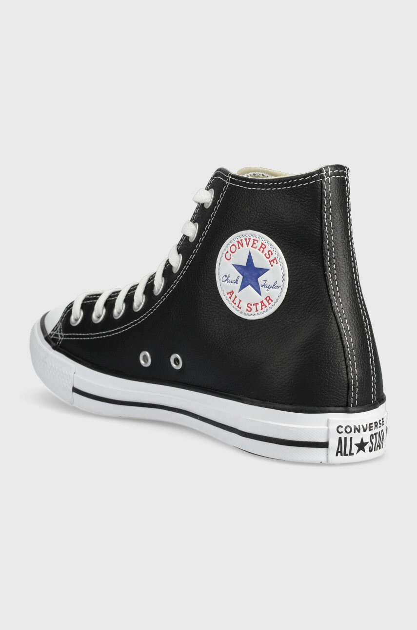 Converse Кожени туристически обувки Chuck Taylor All Star в черно - Pepit.bg