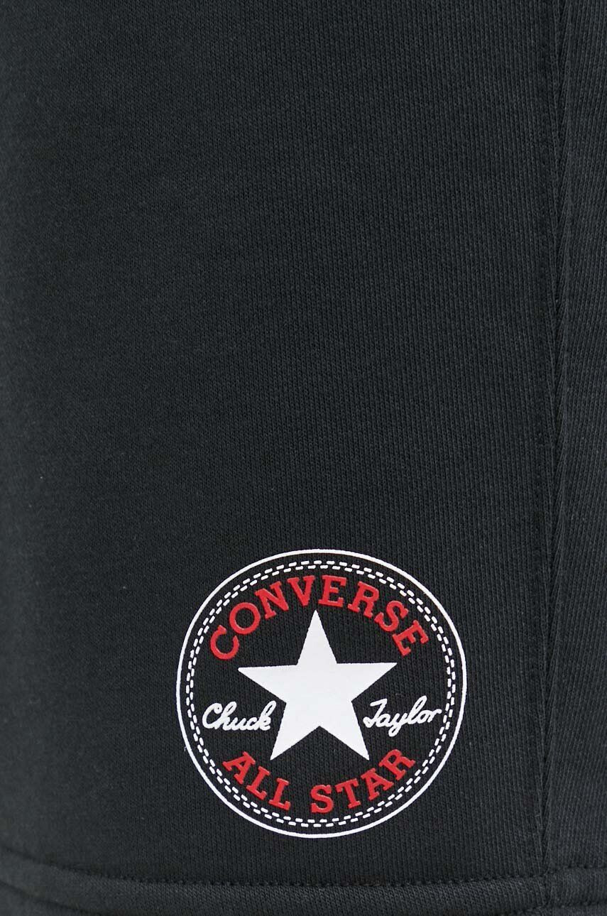 Converse Къс панталон в черно с принт - Pepit.bg