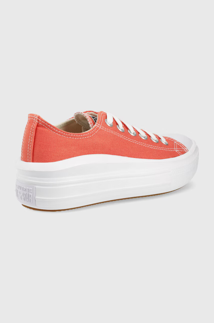 Converse Ниски кецове Chuck Taylor All Star Move дамски в оранжево - Pepit.bg