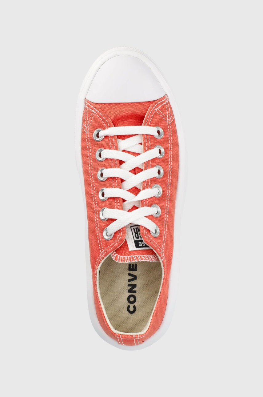 Converse Ниски кецове Chuck Taylor All Star Move дамски в оранжево - Pepit.bg