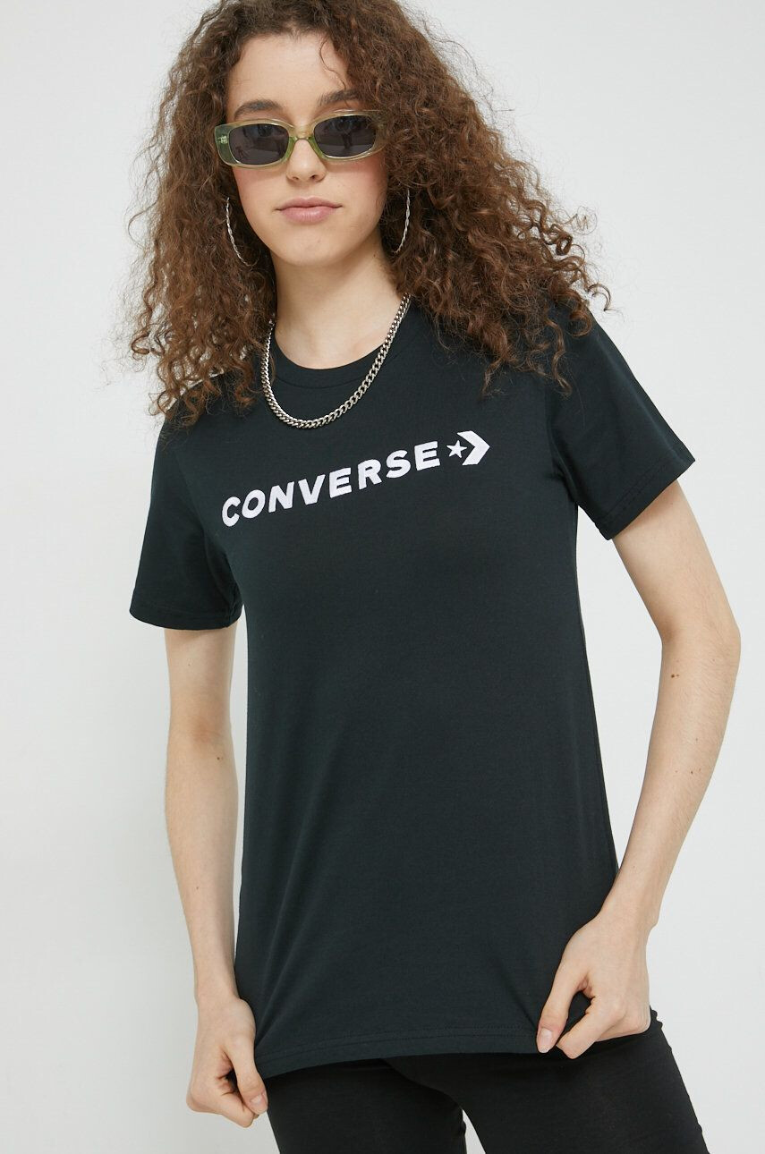 Converse Памучна тениска в бяло - Pepit.bg