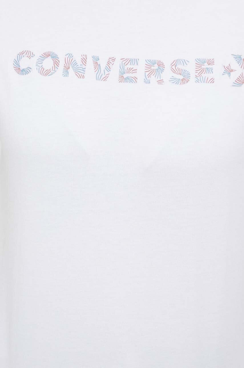 Converse Памучна тениска в бяло - Pepit.bg